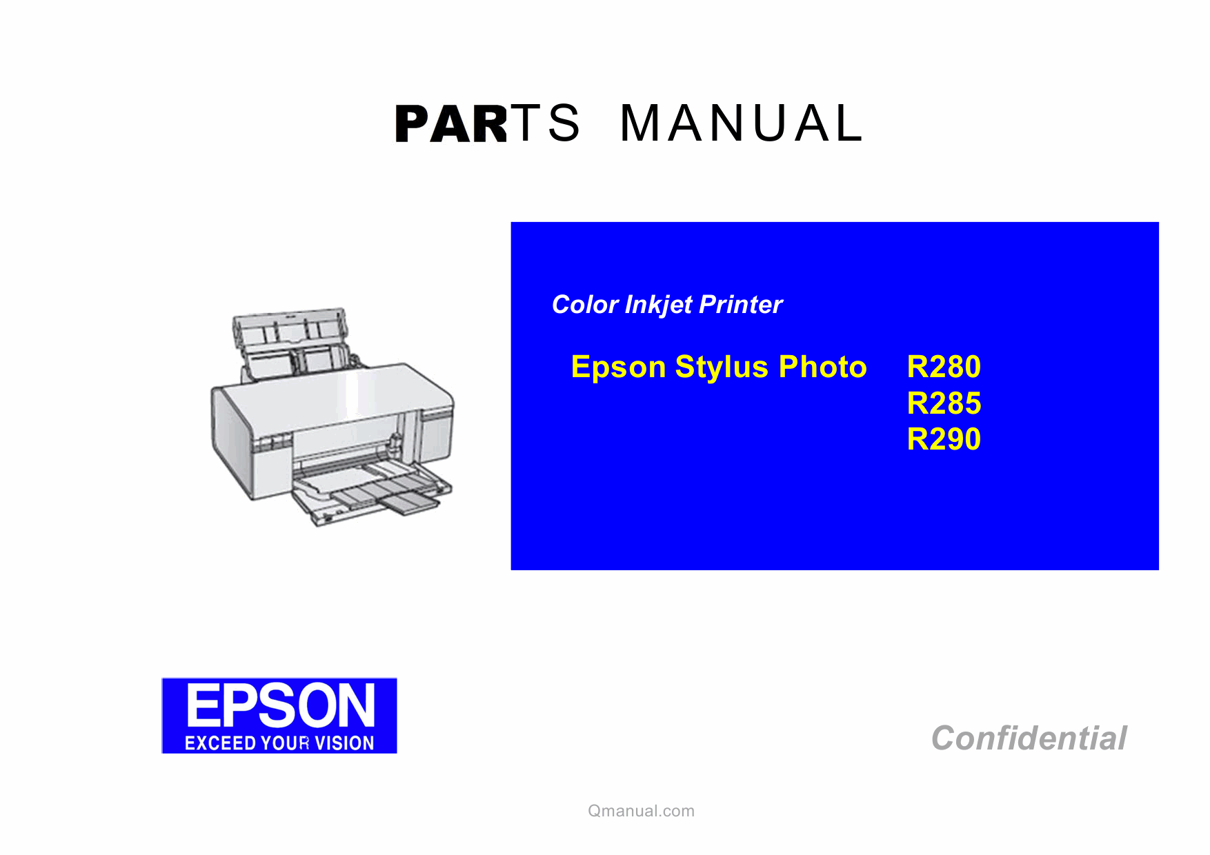 EPSON StylusPhoto R280 R285 R290 Parts Manual-1